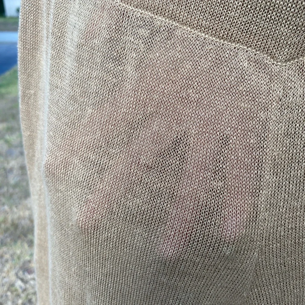 Zara Linen Sheer Beach Pants